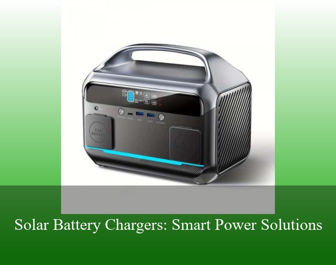 Solar Battery Chargers: Smart Power Solutions